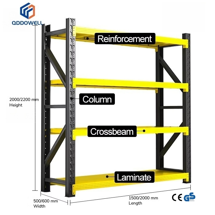900x400x1800cm Armable Metal Shelf 5 Tier