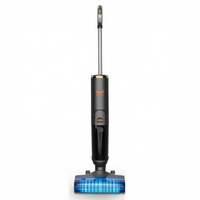 Nettoyeur de sols humides et secs RAF R.8685 150W avec stérilisation automatique, absorption d'eau, modes turbo et réservoirs de 700 ml et 450 ml pour sols domestiques