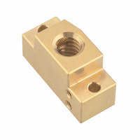 CNC fabricant personnalisé 5 aixs usinage de haute précision bornier laiton tournage fraisage blocs de laiton pour l'usinage