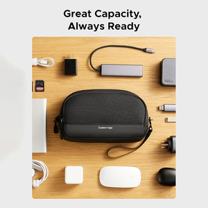 Estuche Organizador de Electrónicos para Viaje, Multifuncional, para Cables, Tarjetas SD, Auriculares, Cargador - Product Image 3