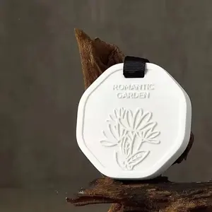 Disque d'aromathérapie en céramique parfumée personnalisable pour la maison