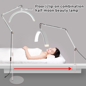 LED Black Modern ABS Snooker Table Lamp Novel Design Wholesale Price Clip Table Light Luminol 16 Inch Clip/floor Half <strong>Moon</strong> Light - Product Image 5