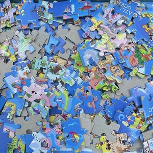 200 PCS World Map Jigsaw Puzzle Game Juguetes educativos de cognición geográfica para niños - Product Image 3