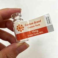 10ml Araştırma Peptidi Şişesi Özel Kalıp Manyetik Sert Kutu Laboratuvar Kullanımı Sabit Konumlu Sert Ambalaj Özel Logo