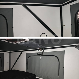 Hard Side Vertical Pop-Up Truck <strong>Canopy</strong> Tent Electric Lift <strong>Roof</strong> with Full Standing Height Aluminum Panel for 4-Season Camping - Product Image 4
