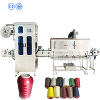 Bobineuse de fil de canette électriquement automatique fil à coudre en vrac film thermique manchon rétractable en plastique étiquetage pour bouteilles