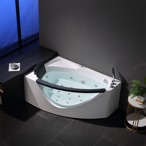 Baignoire autoportante en verre acrylique de luxe avec massage par jets d'eau, 12 jets pour salle de bain, appartement, maison, <span class=keywords><strong>spa</strong></span>, utilisation écologique en extérieur - Product Image 1