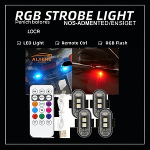 Luz Decorativa Inalámbrica con Control Remoto, Mini Luz Estroboscópica para Aeronaves, Luz de Advertencia Intermitente RGB para Coche, Bicicleta, Motocicleta, Luz Trasera - Product Image 3