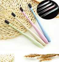 Cepillo de Dientes de Microfibra Monofilamento Ecológico Lula Beauty, Cepillo de Dientes Biodegradable y Compostable para Niños y Adultos