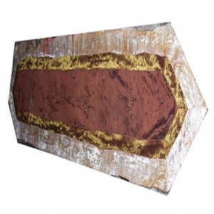 Silk and Velvet Ethnic Embroidered Eco-Friendly Handcrafted Rectangular Tablecloth for <b>Dining</b> and Coffee <b>Tables</b> and Home Decor - Product Image 1