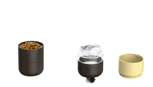 Ücretsiz örnek Pet köpek su şişesi tek duvar kahve telvesi vakum taşınabilir Pet gıda depolama stokta - Product Image 6