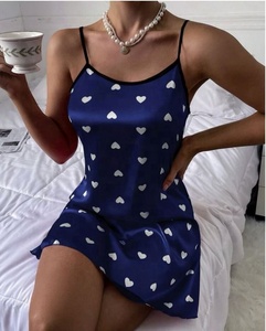 Camicie da Notte Stampate alla Moda 2024 per Donne, Abbigliamento da Camera <span class=keywords><strong>Sexy</strong></span> per Spose e Donne Mature - Product Image 1