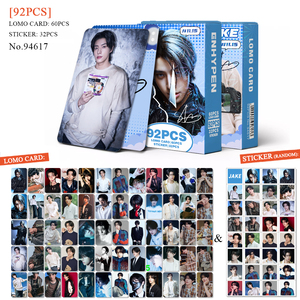 Nuove Carte Lomo Bifacciali ENHYPEN Kpop, Merchandise di Gruppo, Adesivi per Scrapbook Fai-da-Te, Collezione Idol, Carte Decorative ad Alta Definizione - Product Image 3