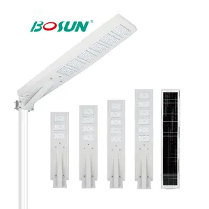 BOSUN 30W tout-en-un LED lampadaire solaire Ce RoHs preuve de qualité IP65 étanche éclairage extérieur pour route garantie de 3 ans