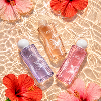Bouteille de lotion cosmétique vide en PET de 100 ml et 200 ml avec bouchon à bille en forme de vague, personnalisable avec logo OEM, pour soins de la peau, lotion hydratante, tonique