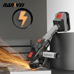 NANWEI <strong>Grinders</strong> 125mm Cordless Angle <strong>Grinder</strong> Powerful Rechargeable Polishing Cutting Machine - Product Image 2