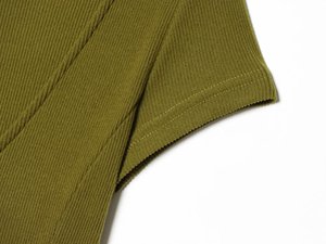 Vêtements pour femmes MYST&ZA, nouvelle collection printemps 2026 : <span class=keywords><strong>robe</strong></span> <span class=keywords><strong>longue</strong></span> côtelée élégante et stylée à manches courtes et col en V, 4174038 - Product Image 4