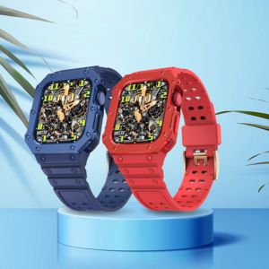 Bracelet de montre coloré en Tpu 38/40/41mm 42/44/<span class=keywords><strong>45</strong></span>/49mm Bracelet de ceinture boîtier de montre rigide pour <span class=keywords><strong>Apple</strong></span> <span class=keywords><strong>Watch</strong></span> Series 1 2 3 4 5 6 <span class=keywords><strong>7</strong></span> 8 - Product Image 5