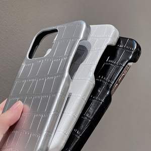 Popolare nero argento bianco coccodrillo in finta pelle sintetica sottile <span class=keywords><strong>custodia</strong></span> posteriore per <span class=keywords><strong>Apple</strong></span> iPhone <span class=keywords><strong>custodia</strong></span> 15 <span class=keywords><strong>pro</strong></span> max 14 13 12 <span class=keywords><strong>11</strong></span> - Product Image 3