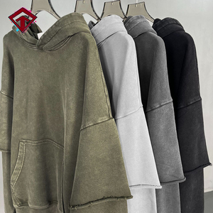 Felpa con Cappuccio Personalizzata per Uomo e Donna, Effetto Lavaggio Acido, Alta Qualità, Doppio Strato - Product Image 2