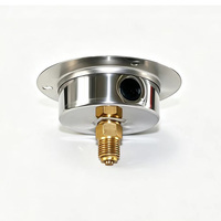 63mm 400 Bar 5800 Psi Pressure Gauge, Stainless Steel Panel Mount Hydraulic Manometer with Flange