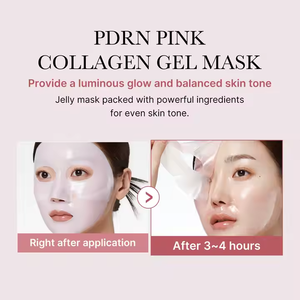 <span class=keywords><strong>Masque</strong></span> en gel hydrogel au collagène rose PDRN OEM pour la peau, anti-âge, liftant, raffermissant, hydratant - Product Image 6