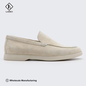 LANCI Herenschoenen Fabriek Design Loafer Schoenen Fabriek Luxe Suède Loafers voor Heren met Maatwerk Service - Product Image 4