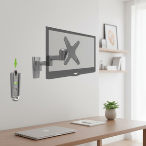 Aluminum Alloy <strong>32</strong> <strong>Inch</strong> <strong>TV</strong> <strong>Wall</strong> Mount Retractable Arm <strong>Bracket</strong> <strong>for</strong> Vesa 100x100 - Product Image 3