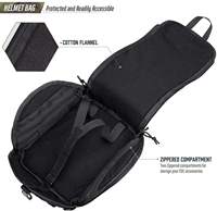 Sac de casque tactique, sac de rangement rembourré pour casque de moto, sac de casque Molle avec design anti-rayures