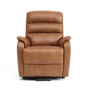 Fauteuil inclinable électrique moderne en cuir, fauteuil de salon en cuir, fauteuil de bureau élégant avec fonction lift - Product Image 5