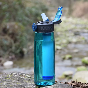 CAMAZ Bouteille d'eau alcaline d'usine Bouteille d'eau en plastique filtrée pour l'extérieur Bouteille d'eau alcaline avec <span class=keywords><strong>filtre</strong></span> - Product Image 4