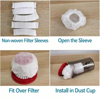 Manchon de protection universel jetable en non-tissé élastique pour filtre d'aspirateur à main, en gros, en stock
