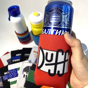 Personalizado 16OZ personalizado impreso cerveza delgada espuma de neopreno Stubby soporte manga puede enfriador - Product Image 5