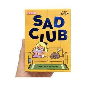 CRYBABY SAD <span class=keywords><strong>CLUB</strong></span> SERIES SCÈNE HAND-HET-HAND BOÎTE AVEUGLE BUBBLE MART VÉRITABLE CADEAU MIGNON - Product Image 2