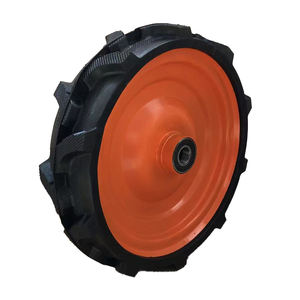 Roda de Borracha Sólida de 15 Polegadas para Uso Pesado, Capacidade de Carga de 160kg para Carrinho de Mão <span class=keywords><strong>Industrial</strong></span> e Plataforma de Armazém - Product Image 1