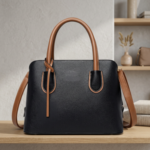 Gran Sorpresa, Regalo para el Día de la Madre, Bolso Cruzado de Cuero Genuino de Alta Gama BS International, Duradero, Impermeable, con Cierre y Correa, a la Moda - Product Image 1