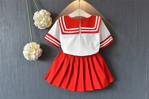 Robes de haute qualité pour filles, boutique de robes plissées, ensemble de vêtements pour enfants coréens et japonais en ligne - Product Image 4