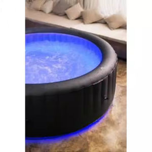 Jacuzzi Exterior Moderno y Ecológico OHO con Luces LED y Hidromasaje <span class=keywords><strong>para</strong></span> 4 Personas, Relajación <span class=keywords><strong>para</strong></span> <span class=keywords><strong>Parejas</strong></span> y Familias - Product Image 4