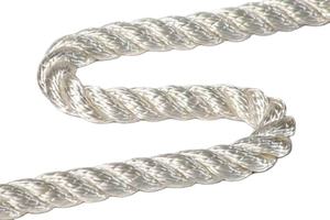 Cuerda de Nylon de <span class=keywords><strong>3</strong></span> Hilos Resistente a los Rayos UV, Color Blanco, 24 mm de Diámetro, Cuerda Marina Trenzada - Product Image 3