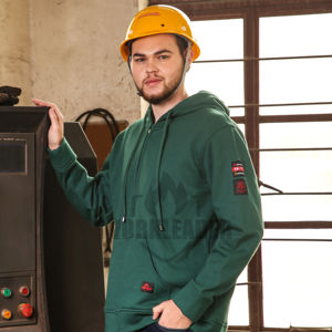 Sudaderas con capucha FR personalizadas Ropa de trabajo ignífuga Ropa de trabajo resistente al fuego Chaqueta con capucha - Product Image 1