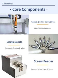 Industrielle Desktop-Zuführung Automatische Schraubendreher-Maschine mit automatischer Schrauben zuführung Automatische Schrauben zieh maschine - Product Image 4
