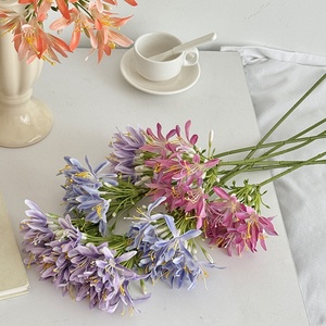 Agapanthus Artificiale di Alta Gamma, Materiale Floreale di Lusso Raro per Vasi da Soggiorno e Oggetti di Scena per Fotografia - Product Image 1