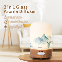 Humidificateur d'air portable mini ultrasonique décoratif unique / Brumiateur à vapeur froide et chaude