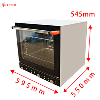 Machine commerciale de casse-croûte de four de boulangerie de convection d'air chaud de dessus de comptoir d'acier inoxydable de 4 plateaux pour la cuisine commerciale de pain grillé de pizza