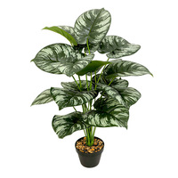 Plante Artificielle en Plastique Moderne Résistante aux UV, Ornement de Jardin au Sol, Décoration de Bureau et de Maison, Plantes Fauxes, Fleurs Artificielles