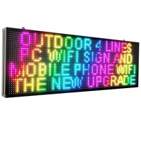 Tablero de señal de mensaje móvil Led programable con mensajes de cambio de Software de Pc P10mm Tablero de señal de mensaje de desplazamiento programable Led