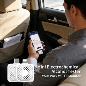 Alcootest électronique chinois avec capteur électrochimique à pile à combustible et application Bluetooth - Product Image 1