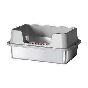 Lettiera per Gatti in Acciaio Inox da 65L Anti-Schizzi, Facile da Pulire, per Case con Più Gatti, Produzione OEM all'Ingrosso - Product Image 1