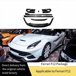 Adatto per l'aggiornamento e <span class=keywords><strong>la</strong></span> modifica del paraurti piccolo in fibra di carbonio della <span class=keywords><strong>Ferrari</strong></span> F12 dal 2013 in poi, kit carrozzeria completo - Product Image 2
