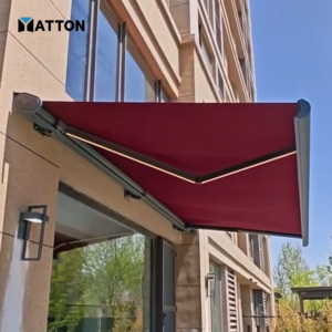 <span class=keywords><strong>Toldo</strong></span> <span class=keywords><strong>Retráctil</strong></span> Eléctrico de Aluminio para Patio <span class=keywords><strong>con</strong></span> Iluminación LED para Terraza o Balcón - Product Image 1